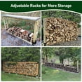 thumbnail image 3 of TRAMULL Adjustable Outdoor Firewood Rack Bracket Kit, 3 of 7
