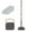 Gray D, variant on Shrysg Mop & Bucket Set,2-in-1 Self-Washing & Wringer,Gray,Microfiber Pad,Telescopic Stainless Steel Handle,Tank,11.81x11.81x6.69in,Mop,51.57x8.66in（Five Replacement Mop）