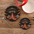 thumbnail image 2 of Spaceship Volcanos Trivet Mats Pot Holders Cotton Woven Non-Slip Heat Resistant for Hot Pots Pans Pats for Cooking Baking Set of 2, 2 of 7