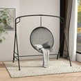 thumbnail image 6 of Gymax Metal Porch Swing Stand Heavy Duty Hanging Swing Frame Indoor Outdoor, 6 of 10
