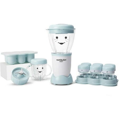 UPC: 0818049023221 | NutriBullet Baby Food Blender 32-oz Blue NBY-50100