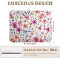 thumbnail image 5 of Spring Floral Dish Drying Mat Flowers Summer Kitchen Mat Dish Drying Pad Absorbent Dish Dryer Mat for Kitchen Countertops Microfiber Dishes Drainer Pad Dish Drying Rack Mat (18x24 in), 5 of 7
