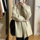 thumbnail image 1 of 2024 otoño e invierno nuevo estilo japonés estilo perezoso cárdigan de punto suelto de longitud media chaqueta de mujer reductora de edad de color sólido para mujer, 1 of 5