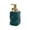 Green, variant on DQQ153 12.2 Oz Ceramics Soap Dispenser Square Refillable Lotion Hand Soap and Dish Soap Dispenser for Kitchen Sink Bathroom Shower