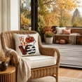thumbnail image 4 of Pandiboks Decorative Pillow Covers 18x18in Halloween Couch Pillow Covers Multicolor Square Linen Fall for Family Room、Patio, 4 of 6