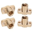 thumbnail image 3 of Écrou Trapézoïdal pour Imprimante D, 4 Pcs Écrou Trapézoïdal T8 Écrou Trapézoïdal Écrou en Laiton Efficacité Maximale, 3 of 14