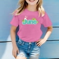 thumbnail image 2 of TZEWGL Tops For Infnat Short Sleeve Crew Neck Monthly Word Prints Clothing For Kids size 4-5T, 2 of 4