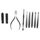 thumbnail image 3 of Juego de cortaúñas, juego de manicura de 9 piezas, kit profesional de cuidado de uñas, juego de manicura profesional, calidad inigualable, 3 of 8