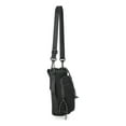 thumbnail image 5 of No Boundaries Women's Neoprene Crossbody Bucket Bag, Black Soot, 5 of 6