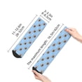 thumbnail image 4 of Rateoe Brown French Bulldog Pattern Quarter Crew Socks,Toe Seamed Ankle Socks,Cotton Cushioned Breathable Athletic Crew Sports Socks, 4 of 7