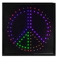 thumbnail image 2 of Peace Sign Framed LED Sign, 2 of 7