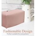 thumbnail image 2 of Tissue Box Cover, Modern Decorative PU Leather Rectangular Tissue Box Case Organizer Holder for Vanity Countertop, Night Stands, Livingroom, Office Desk & Car 9.5X5X5'', 2 of 7