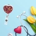 thumbnail image 3 of 2Pcs Practical Badge Holders Heart-Shaped Cards Buckles Id Cards Clips Adorable Badge Clips, 3 of 5