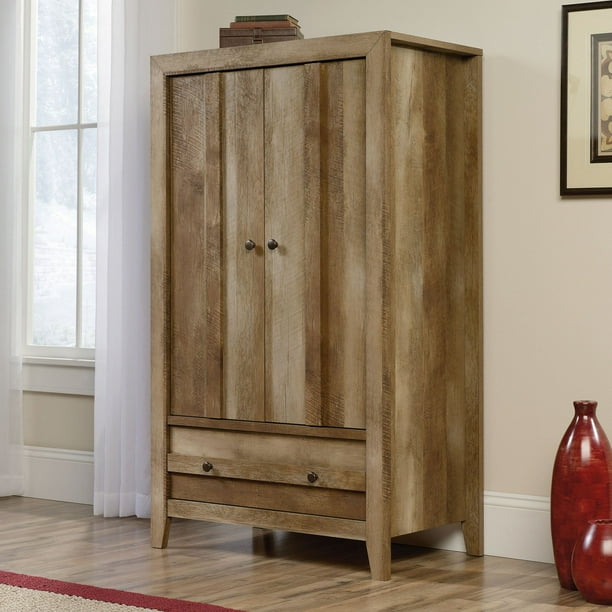 Sauder Dakota Pass Armoire, Craftsman Oak Finish