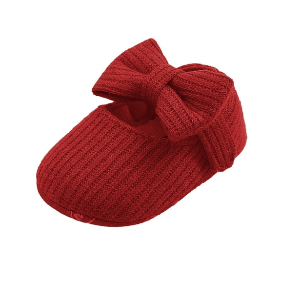 2025 Clearance! asdoklhq Baby Shoes,Baby Girls Cute Bowknot Soft Boots Soft Crib Toddler Boots Kid Shoes Headband