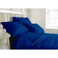 thumbnail image 1 of Linen Shoppe Italian Finish 300 TC Egyptian Cotton bed Sheet Set comes with 24 Inches Deep Pocket, Enhance your sleeping experience now (Short Queen,Egyptian Blue), 1 of 1