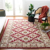 Safavieh Easy Care Seamus Oriental Area Rug, Ivory, 4' x 6'