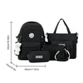thumbnail image 2 of Mochila de 5 uds. mochilas escolares de lona suaves para estudiantes de primaria y secundaria, 2 of 9