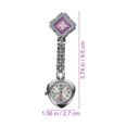 thumbnail image 2 of Shisuyan Nurse Hanging Watch Purple Heart-Shape 1Set 3.73X1.06X0.33In, 2 of 8