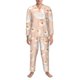 thumbnail image 3 of Fotbe Geese and Flower Pijama de Hombre con Estampado de Manga Larga, Conjunto de 2 Piezas, Ropa de Dormir Suave y Cómoda con Bolsillos-X-Large, 3 of 7