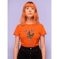 thumbnail image 2 of Butterfly Paradise Cascade Shaped T-Shirt Women -Image by Shutterstock, Female Medium, 2 of 4