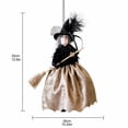 thumbnail image 2 of Halloween Witch Hanging Ornament, Funny 3D Broom Pendant for Door Wall, Spooky Bar Party Decor Accessory for Halloween Celebration, Brown, 2 of 4