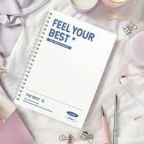 A5 Notebook, Grid Paper Notebook, Portable 60-Sheet Spiral Bound Journal with Date and Page Sections, Durable Plastic Cover, Multi-Color, Lightweight and Compact Design for Organized Note Taking