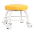 thumbnail image 2 of Tabouret de Pédicure en Cuir PU, Tabouret Roulant Bas, Tabouret de Garage avec Roues, Petit Rouleau Bas, Fauteuil Roulant Pivotant à Roue Silencieuse pour Maison Bureau Boutique, 2 of 7