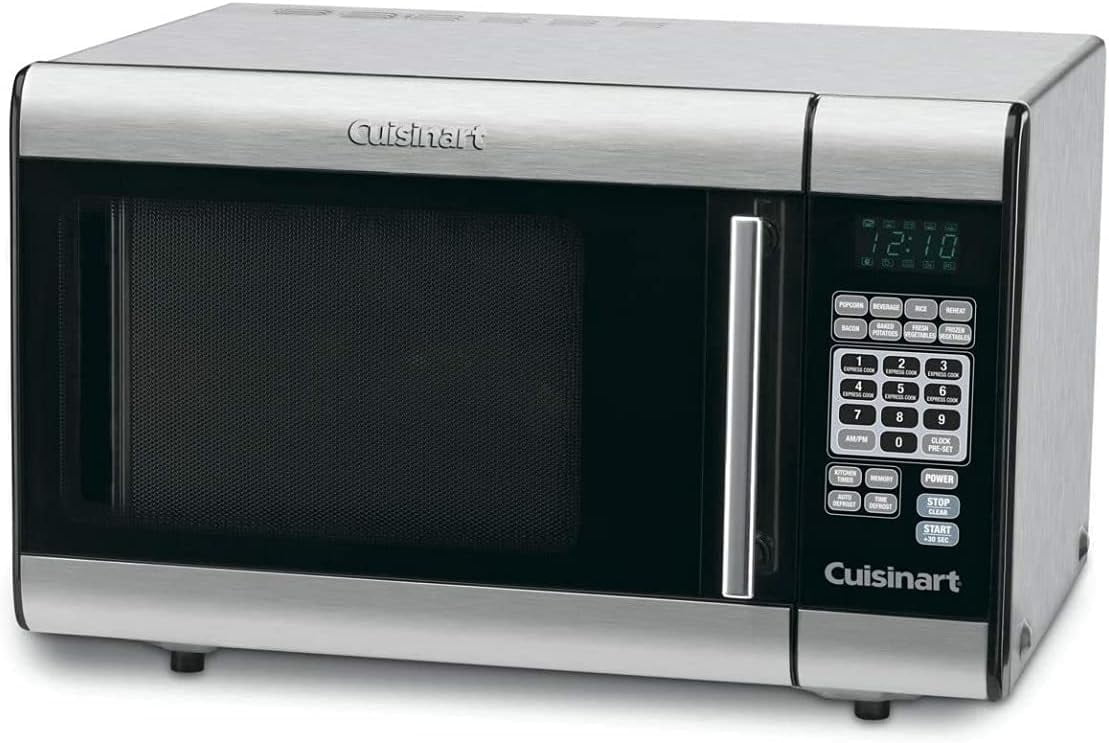 Restored Cuisinart CMW-100 1-Cubic-Foot Stainless Steel Microwave Oven, Silver (Refurbished)