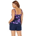 thumbnail image 2 of Swimsuits for All Flared Tankini Set With Cargo Short, 2 of 5