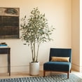 thumbnail image 5 of 7' Artificial Willow Eucalyptus Tree with Artisan Planter, 5 of 5