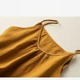 thumbnail image 4 of Kaemgyyd Plus Size Tops for Womens Sleeveless Cotton Linen Tank Tops Casual Spaghetti Strap Summer Basic Cami Shirt, 4 of 4
