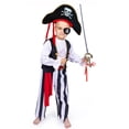 thumbnail image 4 of Disfraz de pirata Dress Up America para niños con blusa, pantalones y más, 4 of 7