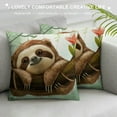 thumbnail image 3 of ONETECH Cute Lazy Sloth Pillow Covers, Sloth Gifts for Girls Kids Women, Sloth Pillow Cases, Sloth Decor, 3 of 5