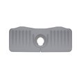 thumbnail image 2 of Almohadilla Drenaje Cuadrada Silicona para Grifo Baño Lavabo Almohadilla Extendida para Salpicaduras (S Gris), 2 of 9