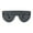 Gold Black, variant on Minimalist Rimless Flat Top Mono Block Lens Premium Optical Quality Sunglasses Gold Green Yellow
