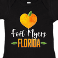 thumbnail image 4 of Inktastic Fort Myers Florida Orange in Heart Boys or Girls Baby Bodysuit, 4 of 5