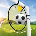 thumbnail image 2 of Soccer Nets Goals for Backyard, 17.7 inch Diamete Kids Soccer Goal for Training, Football Soccer Target Net Practice Equipment to Improve Shooting Accuracy, Easy to Attach and Detach, Yellow, 2 of 7