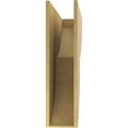 thumbnail image 4 of 9"W x 36"D x 36"H Thin Crestline Rough Cedar Woodgrain TimberThane Corbel, Primed Tan, 4 of 6