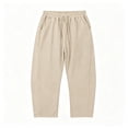 thumbnail image 4 of Linen Capri Pants Women Linen Barrel Pants Flowy Trousers With Drawstring With Pockets High Waisted Pull On Pants Loose Fit Pants Crop Pants Work Trousers Breathable Linen Pant Summer Capris, 4 of 6