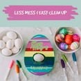 thumbnail image 6 of The Eggmazing Egg Decorator Easter Egg Decorator Kit - Arts and Crafts Set - Includes Egg Decorating Spinner and 8 Colorful Quick Drying Non Toxic Markers (Purple), 6 of 8