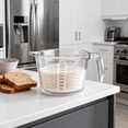 thumbnail image 5 of Thickened Glass Measuring Cup - 1000ml Large Capacity Heatproof Borosilicate Measuring Jug with Handle,Microwave Oven Dishwasher Safe,Precise Measurement for Baking Cooking Mixing, 5 of 11