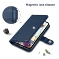 thumbnail image 5 of ULAK Case for iPhone 15 Pro Max Wallet, Kickstand Folio Flip Leather Phone Case with Cards Holder for Apple iPhone 15 Pro Max for Women Girls,Blue, 5 of 9