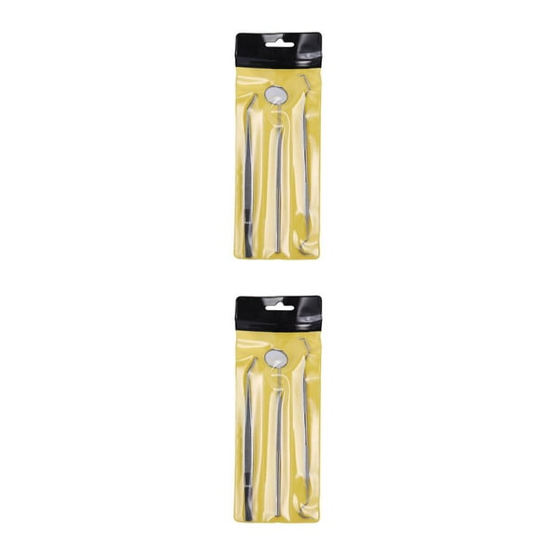 Espejo de Acero inoxidable Soidarity Kit de herramientas para dentista 3 piezas