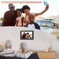 thumbnail image 3 of GIROOL 10.1" WiFi Digital Picture Frame 2 Pack, 32GB Storage Smart IPS Touch Screen Photo Frame, Send Photos and Videos via Free App, Supports Micro SD Card, Best Gift!, 3 of 13