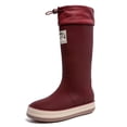 thumbnail image 6 of Miluxas Womens Rain and Garden Boot Anti Slip High Calf Rainboots Waterproof for Garden Women Rain Footwear Red 5.5(36), 6 of 6