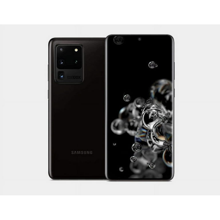 Samsung Galaxy S20 Ultra 5G G9880 Dual 256GB 12GB GSM Unlocked - Cosmic  Black