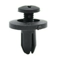 thumbnail image 4 of 100 Pcs Universal Car Truck Bumper Fender Rivet Fastener Clips 6mm Hole Black, 4 of 9