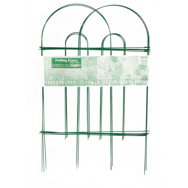 32 in. Green Wire Folding Fence (50Pack)