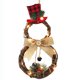 thumbnail image 1 of Adorno colgante de corona de Navidad, adornos de corona de muñeco de nieve de Navidad con decoración de luz Led, 1 of 4